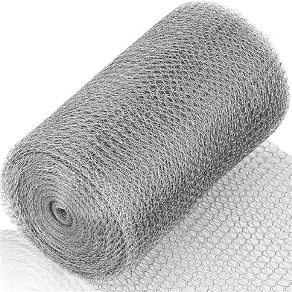 1 Pc Stainless Steel Wire Mesh,20 FT Metal Screen Gap Blocker,Double Layer Gap Barrier Mesh Roll,Flexible Meatl Fabric Mesh,Hole-Filling Cloth for Garden House