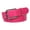 Fuchsia, variant on 1 1/2" (38 mm) Snap On Nickel Free Faux Synthetic Patent Leather Fashion Plain Belt