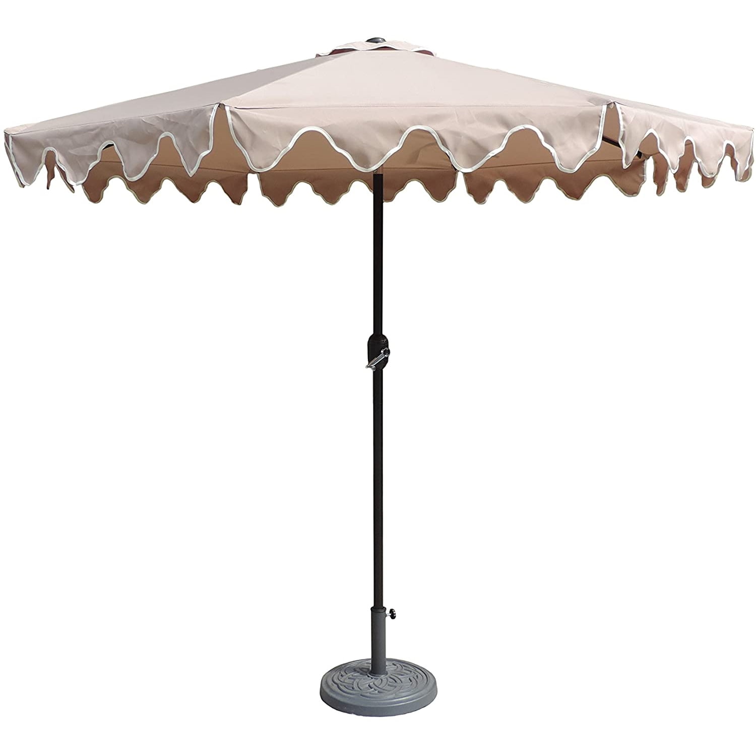 Pebble Lane Living Exclusive Scalloped Patio Umbrella with ... Pebble Lane Living Exclusive Scalloped Patio Umbrella with ... on Pebble Lane Living id=49990