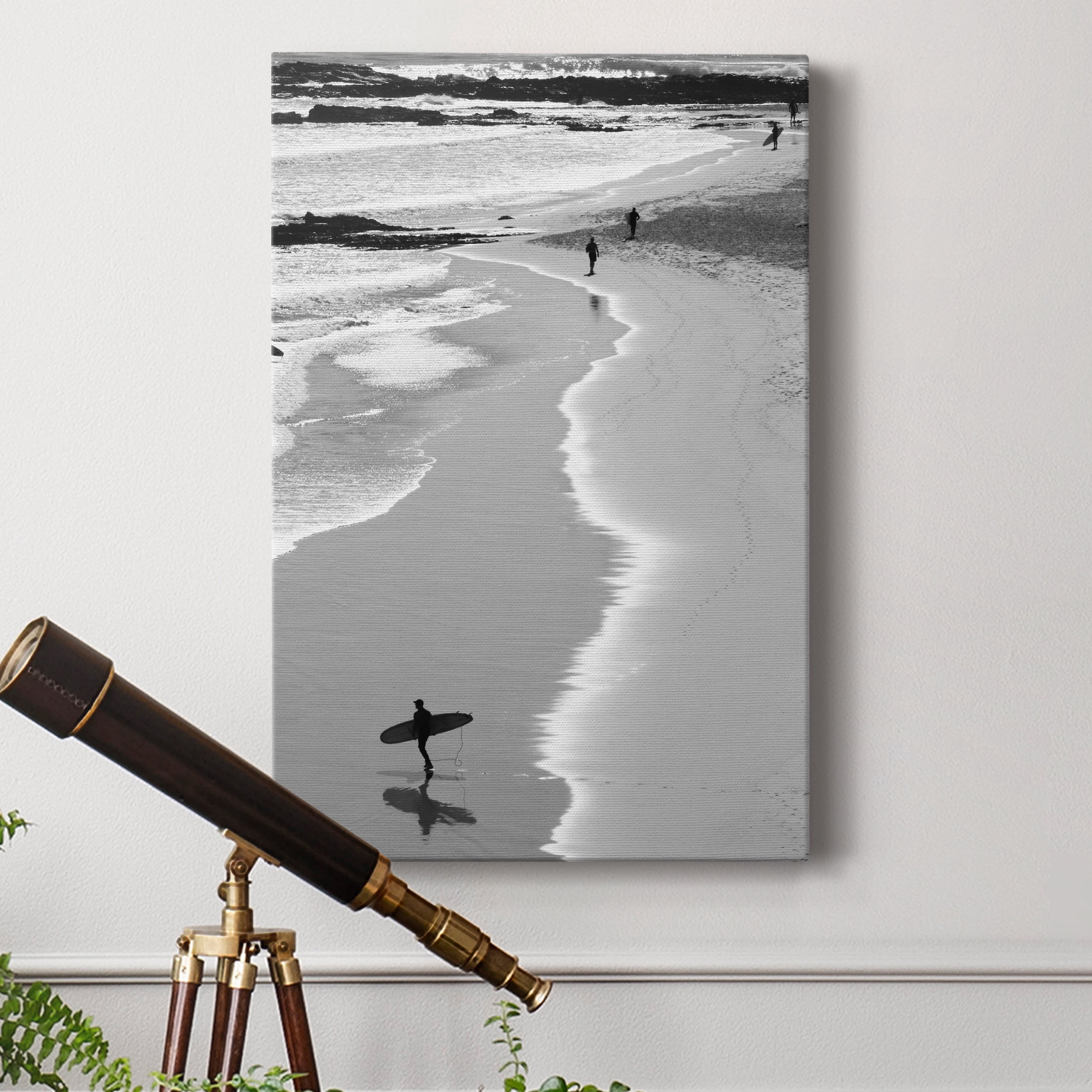 Gold Coast Beach – Coastal Premium Gallery Wrapped Canvas Wall Art, Ready to Hang, 32 x 48