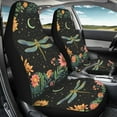 thumbnail image 4 of Uorisanigo Dragonfly Car Seat Covers Elastic Fabrics Waterproof Car Seat Cover Easy to Install Auto Interior Accessories 2 Pcs Set for SUV, Vans,Sedan,Truck, 4 of 7