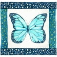 thumbnail image 2 of Shamp, Cindy 12x12 Black Ornate Wood Framed with Double Matting Museum Art Print Titled - Butterfly with Border IV, 2 of 4