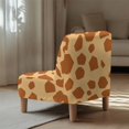 thumbnail image 5 of HELLHERO Stretch Elastic Bottom Armless Accent Chair Cover Non Slip Easy to Install Armless Accent Chair Protector for Study, Giraffe Print, 5 of 8