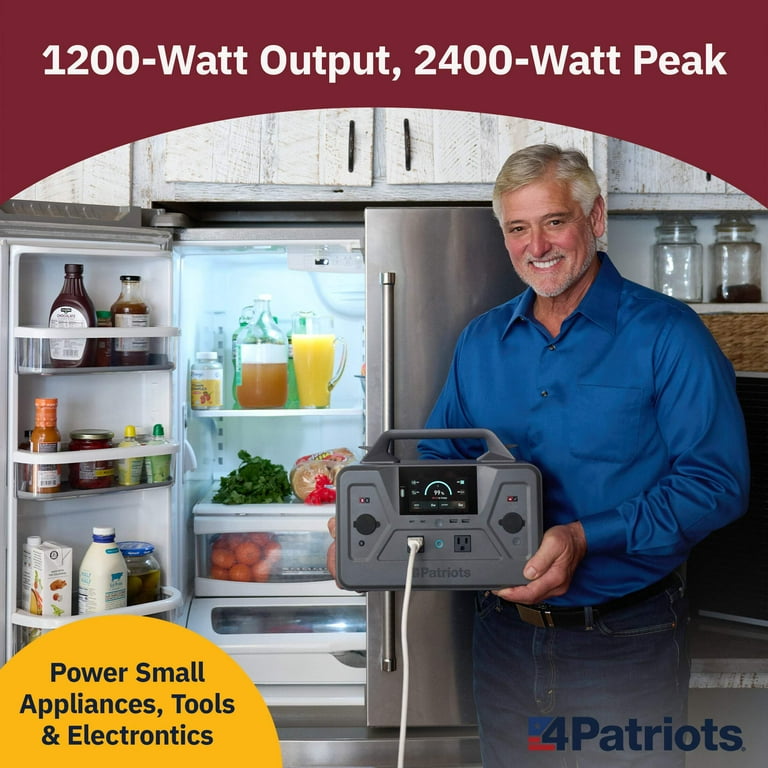 Patriot Power Solar Generator 1200 & Solar Panel