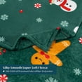 thumbnail image 4 of Manta navideña de pan de jengibre Blanket PAVILIA, 127 x 152 cm, 4 of 9