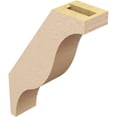 thumbnail image 5 of Ekena Millwork 3"W x 10"D x 14"H Funston Rough Cedar Woodgrain TimberThane Knee Brace, Primed, 5 of 6