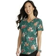 thumbnail image 7 of Tooniforms Scrubs Top For Women V-Neck Print TF737, 7 of 7