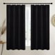 thumbnail image 1 of Nicetown Cortinas De Terciopelo Negro De 52.0 In De Ancho Para Dormitorio, Cortinas Opacas De Terciopelo, Cortinas Opacas Sólidas Pesadas/Tratamientos De Ventanas Para Balcón, Dormitorio Principal, Ha, 1 of 1