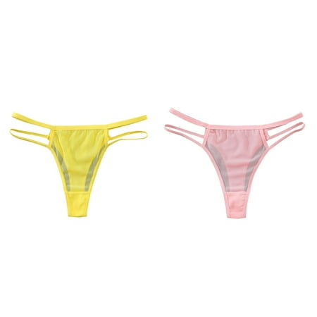 2-Pack Womens Underwear For Bikini Panties Soft Hipster Panty Ladies Briefs Lace Panties Big Pads for Women plus Size Seamless Bikini Womens Underwear Briefs Underwear Women Briefs Boyfriend
