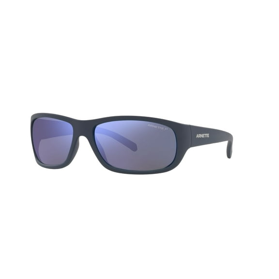 New Arnette Men's Rectangular Sunglasses AN4290 275922 Matte Blue 63mm
