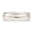 thumbnail image 2 of Oxford Ivy Oxford Ivy Men's 10K White Gold 5mm Comfort Fit Plain Wedding Band (Available Ring Sizes 8-12 1/2) Size 11.5, 2 of 5