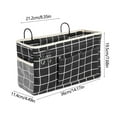 thumbnail image 5 of Bxaolu Bedside Caddy Bedside Organizer Bedside Storage Caddy with Pockets, Hooks for Home College Dorm Bunk Bed Hospital Bed Crib Bed Rails, 5 of 6
