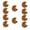 Brown, variant on Yonrjhukm 5 Pcs Cookies Clothing Patches Clothing Accessories Cloth Labels Embroidery Shoes Accessories Cloth Stickers