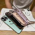 thumbnail image 4 of Compatible with iPhone 13 Pro Max Case Silicone, Fancy Wink Face Bright Glitter iPhone 13 Pro Max Phone Case [Smile Pattern + Sturdy Drop Resistant] G, 4 of 4