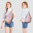 thumbnail image 2 of Floral Dog Sling Backpack - Cute Pet Lover Gift, Fashionable Shoulder Pack with Layered Storage for Travel, 2 of 4