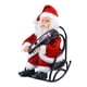 thumbnail image 3 of Adornos Navideños de Papá Noel, Figura de Papá Noel 2023 con Suministros para Fiestas Musicales, Decoraciones Navideñas para El Hogar, Estatua Eléctri violín, 3 of 8