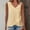 005 Yellow, variant on Womens Sleeveless Floral Lace Trim V Neck Tank Tops Casual Loose Fit Asymmetric hem Blouse Tops