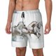 thumbnail image 1 of Balery Running White Horses Bañador para hombre, shorts de playa de secado rápido con entrepierna y forro de compresión-X-Large, 1 of 6