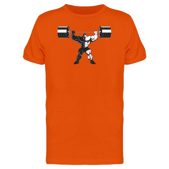 Bodybuilder Lifting Weights Tee Men's -Image by Shutterstock