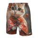 thumbnail image 4 of Balery Adorable Kitten In Kimono Traje de Baño Estilo Hawaiano para Hombre, Shorts de Secado Rápido con Bolsillos-X-Large, 4 of 6