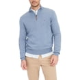 thumbnail image 1 of Sudadera Tommy Hilfiger para hombre, talla grande y alta, cuello alto y cremallera 1/4, 1 of 4