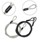 thumbnail image 2 of Candado de seguridad para viajes de 100 cm/3,3 pies de largo, candado para equipaje con cable trenzado revestido de acero, cable de alambre, 2 of 7
