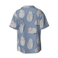 thumbnail image 7 of Kdxio Men's Hawaiian Shirt for Men Short Sleeve Shirt Cute Fat Cat Summer Casual Holiday Beach Button Down T-Shirts, 7 of 7