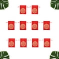 thumbnail image 3 of HLONK Red Pouches Chinese Gift Bags Pouch Drawstring Silk Bag Jewelry Favor Goodie Brocade Mini Wedding, 3 of 8