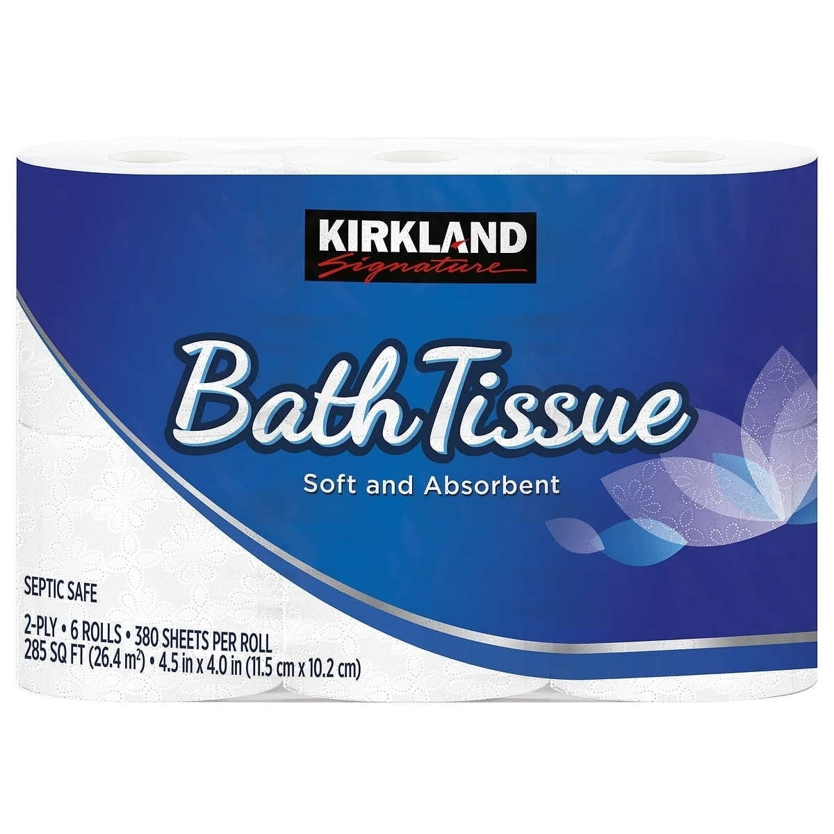 Kirkland Signature Bath Tissue, 2-Ply, 380 Sheets, 30 Rolls
