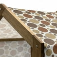 thumbnail image 4 of Chocolate Pet House, Vintage Design with Round Shapes with Curved Lines Abstract Geometric Motifs, Outdoor & Indoor Portable Dog Kennel with Pillow and Cover, 5 Sizes, Multicolor, by Ambesonne, 4 of 4
