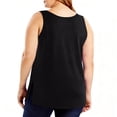 thumbnail image 2 of Women Plus Size Tank Tops Summer Scoop Neck Side Split Sleeveless T-Shirts Tops Casual Loose Tees Tunics Shirts, 2 of 6
