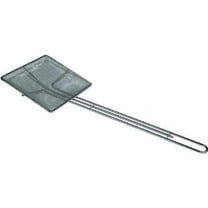 Winco Fine Mesh Skimmer, Nickel Plated Steel, 20" Length x 6.75" Width x 6.75" Height | 1 Each