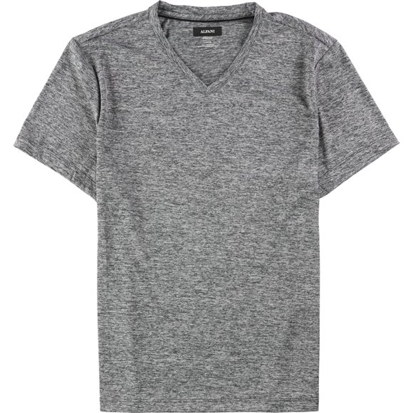 Alfani Playera básica de rendimiento para hombre, negra, pequeña