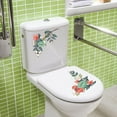 thumbnail image 4 of PVC Self-adhesive Creative Design Wall Mural Floral Toilet Stickers Gorgeous Flower Decals Home Decoration TYPE 3, 4 of 8