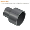 thumbnail image 4 of Uxcell Polyvinyl Chloride Reducer Pipe Fitting 1.57 inch x 0.98 inch 6 Pack Straight Coupling Adapter Connector Gray, 4 of 5
