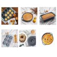 thumbnail image 4 of Silicone Bread Muffin Mold Heat-Resistant Oven Tray Non-Stick Kitchen Baking Tray Cake Pan Set Cake Mold Pastry Baking, 4 of 5