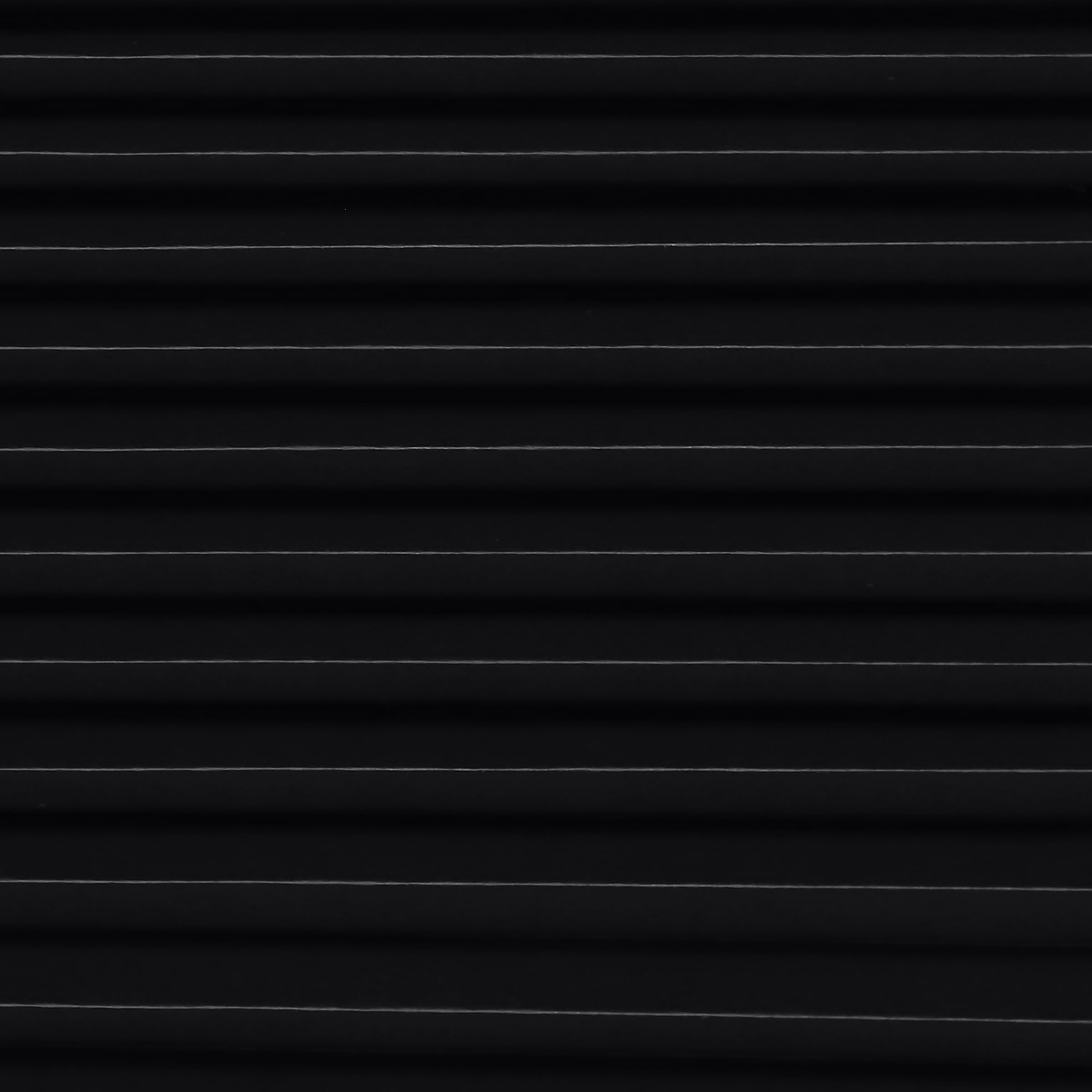 Eclipse Blackout Paper Pleated Cordless Shade Indoor Window Shades, Black, 48" x 72"