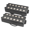 thumbnail image 5 of Artec MMC6 Ceramic Soapbar Style Bass Pickup Neck Bridge Pickups Set 14.6K for 6-String MusicMan Style Bass, Black, 5 of 5