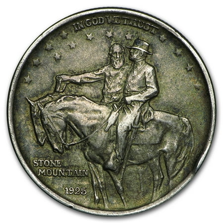 War Commemorative Half Dollars - 1925 Stone Mountain Commemorative Half Dollar Avg Circ
