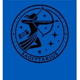thumbnail image 5 of Sagittarius Zodiac Sign Adult Blue Long Sleeve Hoodie-Medium, 5 of 6