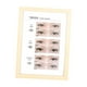thumbnail image 2 of Póster de estilo de pestañas, formularios de técnico de pestañas para maquillaje, pestañas postizas de belleza pestañas inferiores, 2 of 9