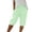 Pant-12Mint Green, variant on Striped Pants Women Elastic Waist Dstring Vertical Print Capri Pants Summer Beach Lounge Pants Loose Fit Breathable Soft Daily Vacation