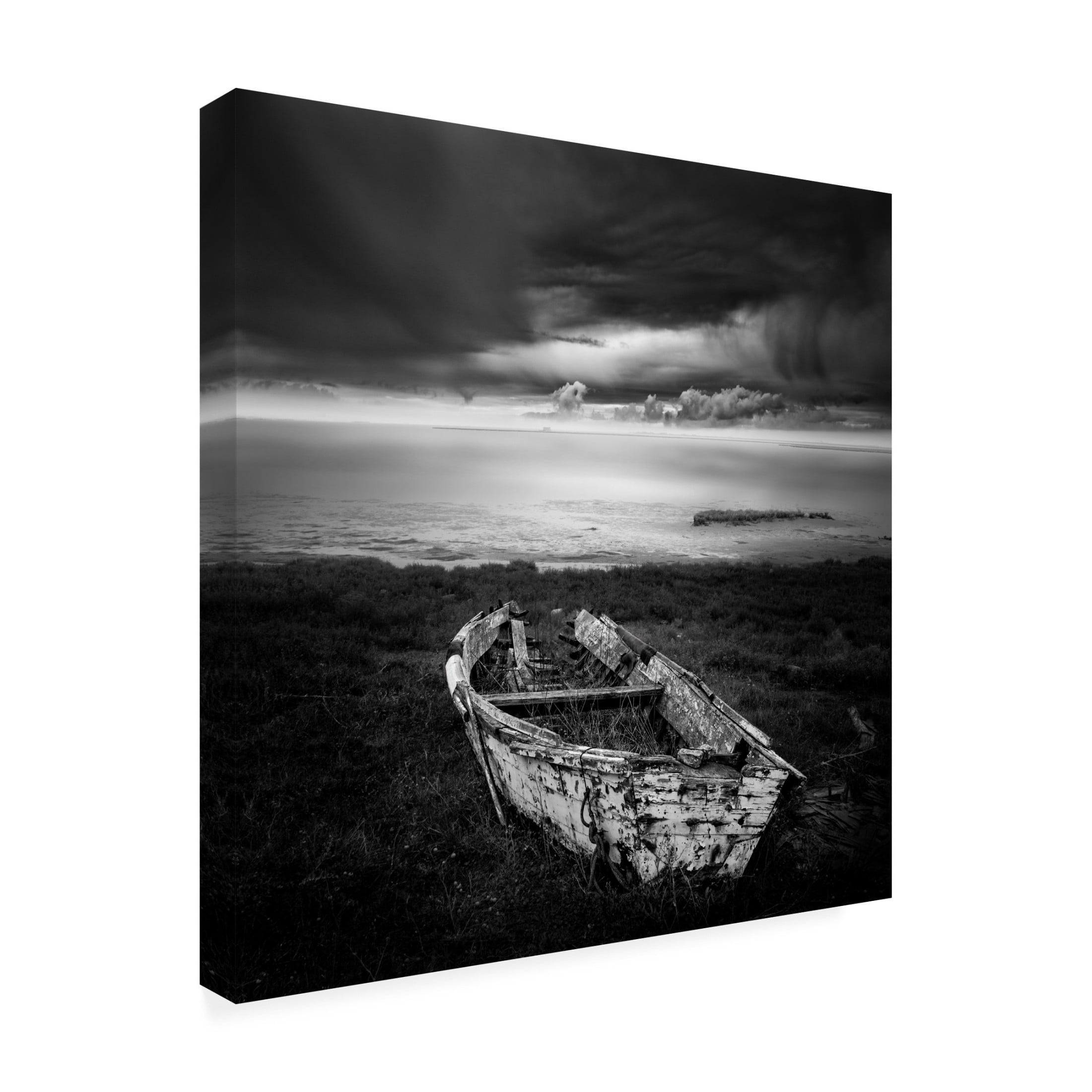 Canvas Wall Art - George Digalakis 'In A Broken Dream' Wall Art for Living Room, Bedroom, or Office D?cor by Trademark Fine Art - 35 x 35 Inches