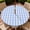 Blue Gingham, variant on Round Outdoor Tablecloth With Umbrella Hole, Zippered Fitted Tablecloth With Elastic Edge, Waterproof Table Cloth Tablecover For Picnic Party Fits 32"-36" Round Table, Blue Gingham