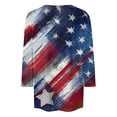 thumbnail image 4 of DHFJKG 3/4 Sleeve Shirts For Women Independence Day Round Neck Graphic Tee 4Th Of July 250 Years Anniversary USA T Shirt, 4 of 5