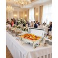 thumbnail image 2 of 2 Pack Gold Chafing Dish Buffet Set 8QT,Single Compartment Rectangular Stainless Steel Chafer Food Warmer with Lids, Catering Chafer Food Warmer for Parties, Weddings, Events & Banquets, 2 of 9
