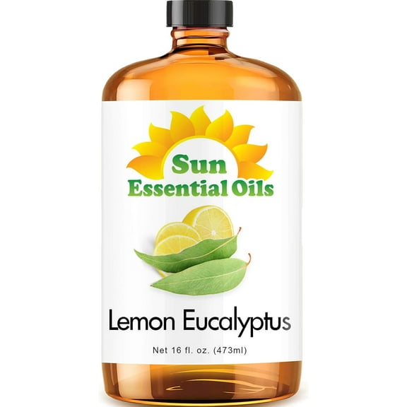 Sun Essential Oils 16oz - Lemon Eucalyptus Essential Oil - 16 Fluid Ounces