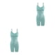 thumbnail image 2 of Vogacara Body Body Ropa interior Corsés de control Levantador de glúteos Moldeadores de compresión Más delgado Vientre Vaina Posparto Sin Verde 2piezas, 2 of 6