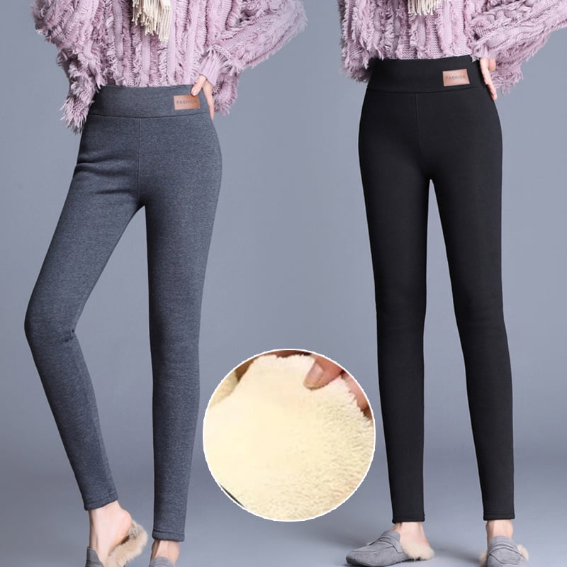 VALINK Fleece Lined Leggings High Waisted Winter Warm Comfortable Full Length Slim Leggings For Women Girls