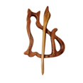 thumbnail image 1 of Border New Wooden Animal Brooches Exquisite Irregular Pattern Pins Sweater And Scarf Accessories! Metal Pin Backs Hijab And Clips Backs Lapel Pin Blanks Metal Pin Backs Locking Pin Backs Locking Pearl, 1 of 3